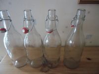 4 Bügelflaschen Glasflaschen 1 Liter Klemmverschluss Nordrhein-Westfalen - Wilnsdorf Vorschau