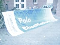 VW Fahne Polo Blue Motion 150 cm x 400 cm  Polyester - NEU Niedersachsen - Wedemark Vorschau