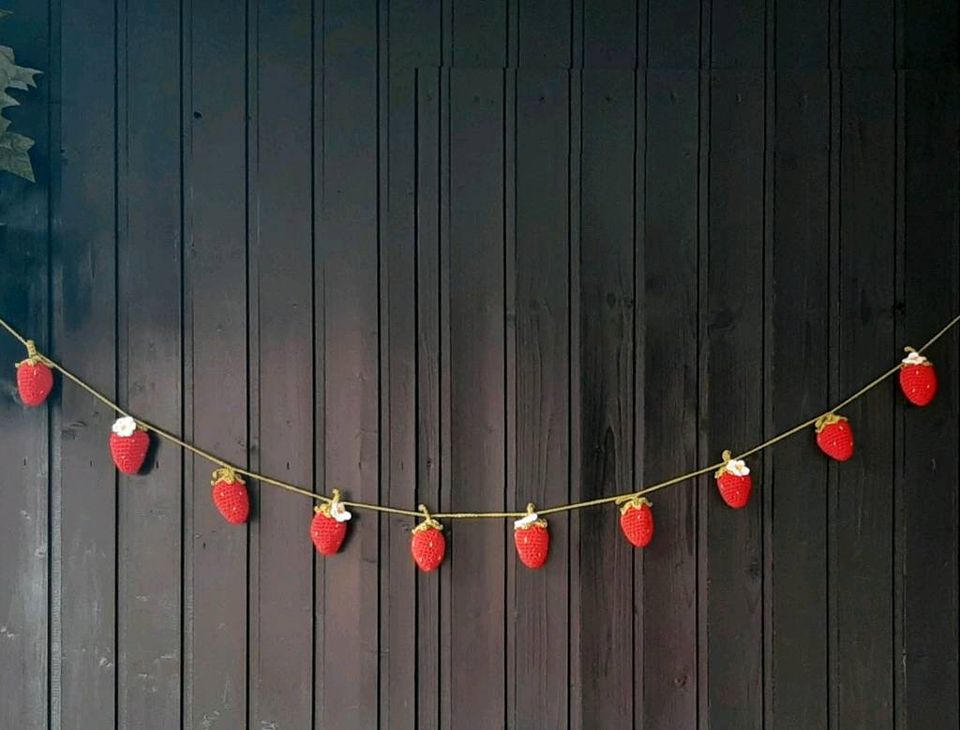 Erdbeerkette mit 10 Erdbeeren in Hannover