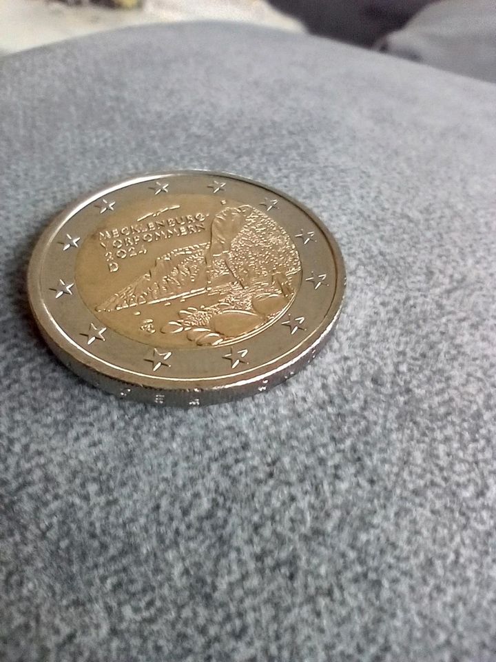 2€ Münze MECKLENBURG VORPOMMERN KÖNIGSSTUHL in Kandern