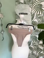 NEU Gymshark Seamless High leg Thong gym cement Brown nude M S Bayern - Würzburg Vorschau