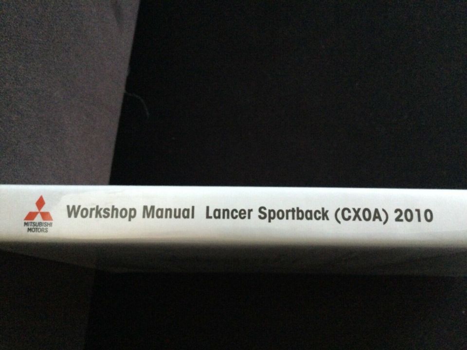 Mitsubishi Lancer Sportback Reparatur Handbuch CD 2010 in Kiel