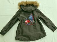 DESIGUAL Jacke Parka oliv/Rückenstickerei m. Kapuze 40/42 (180€) Baden-Württemberg - Weinstadt Vorschau