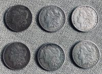 6 Stück Silber Morgan Dollar USA Sachsen-Anhalt - Harzgerode Vorschau