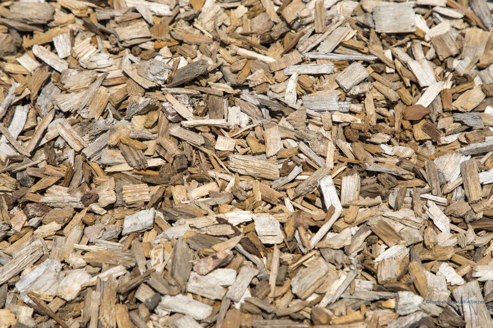 Hackschnitzel Rindenmulch Komposterde Waldboden Brennholz in Willebadessen