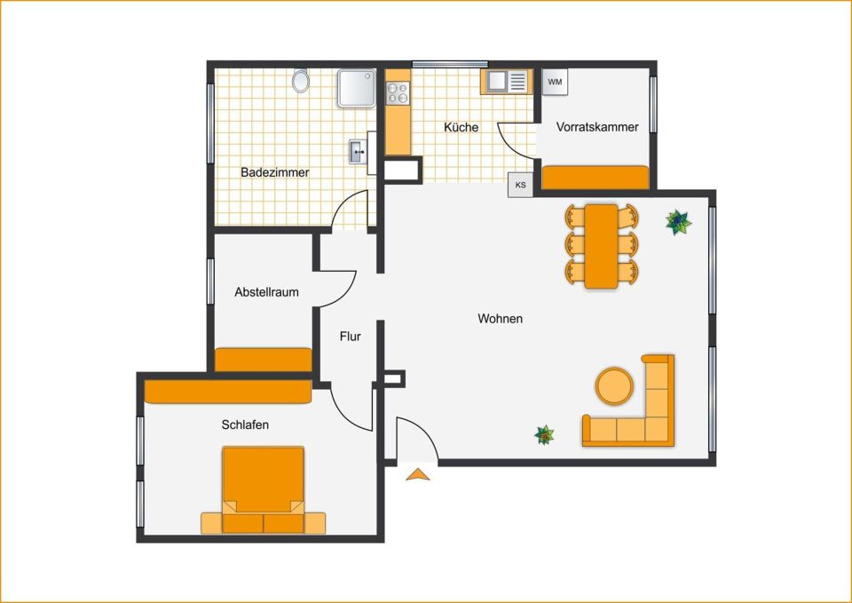 SCHICKES NEST FÜR ZWEI! Modernisiertes 2-Zimmer-DG -Domizil in Wiehl