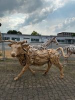 Stier Teak Holz Skulptur , Garten Deko - Villa - Haus - El Toro Niedersachsen - Rinteln Vorschau