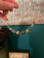 Perlen Ohrringe Kreolen Silber metallic Look Dresden - Blasewitz Vorschau