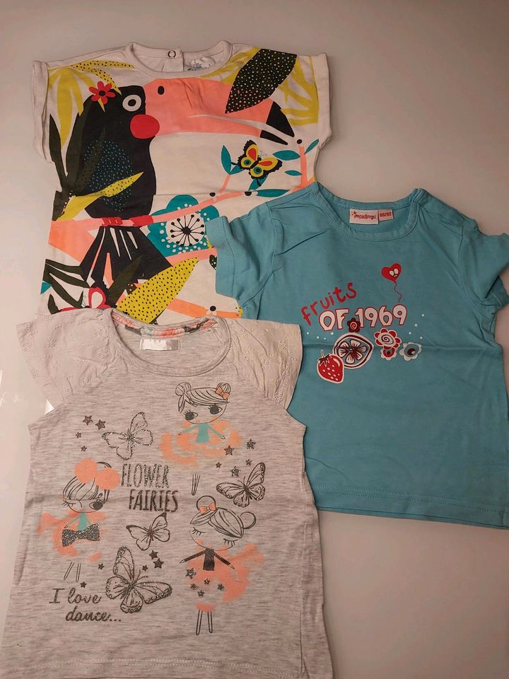 Mädchen 9St.T-Shirts Paket Gr.86 H&M,Impidimpi in Dingolfing