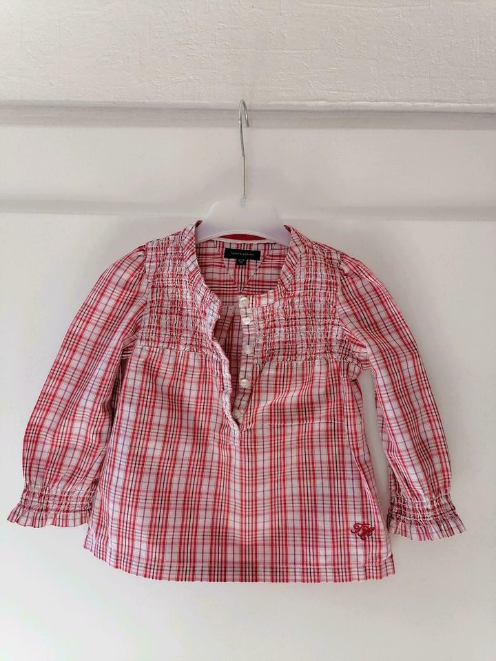 Tommy Hilfiger Baby Bluse, rot kariert in Brüggen