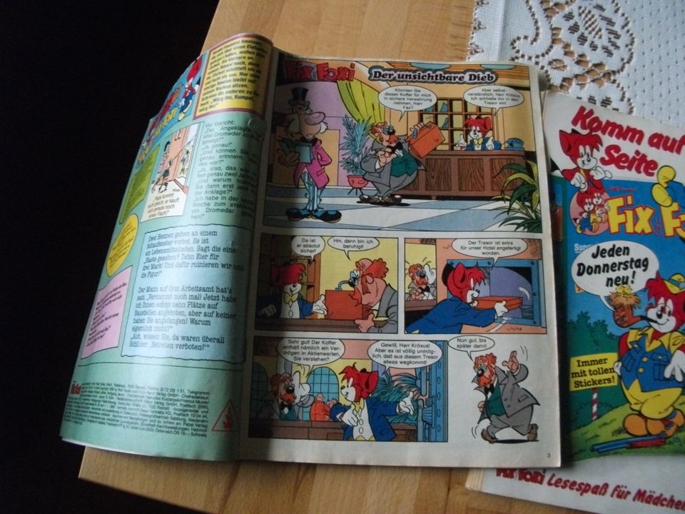 2 alte Fix und Foxi Comics Nr. 298 und 300, Sammelband von 1986 in Papenburg