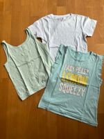 Tshirt - Top Set Mädchen 3 tlg. Weiß / Mintgrün Baden-Württemberg - Müllheim Vorschau