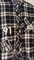Hemd mit Patches Bershka Bayern - Schweinfurt Vorschau