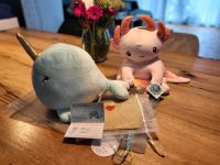 *Neuware* Squishy Narwahl Axolotl Kuscheltiere Plüsch Stofftiere Saarland - Schiffweiler Vorschau