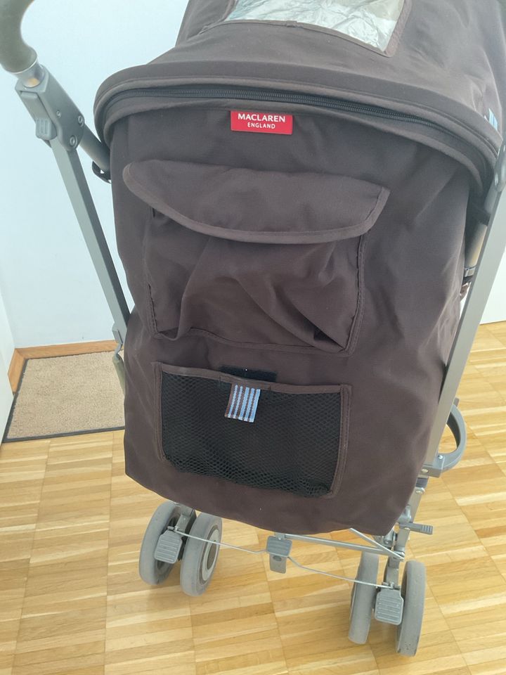 SET: Maclaren Buggy techno XLR mit Sonnenschutz Blau Braun in München