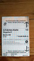Fahrkarte VBB Berlin, 2 Fahrten Niedersachsen - Melle Vorschau