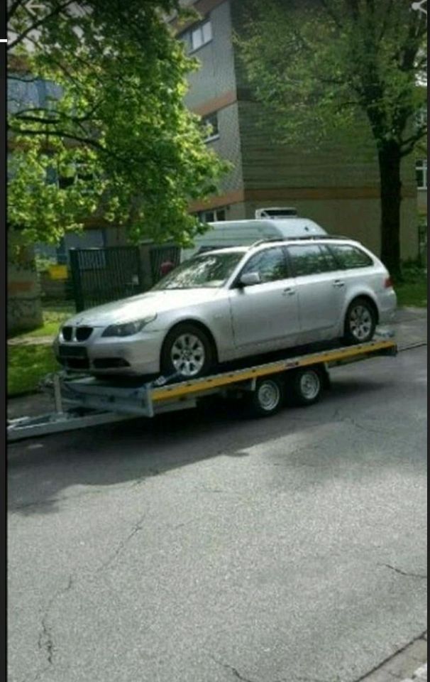 Pkw Trailer Autotransport Anhänger Plattform Mieten leihen in Ense