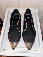 Ballerina, 41, H&M, schwarz/gold Bielefeld - Bielefeld (Innenstadt) Vorschau