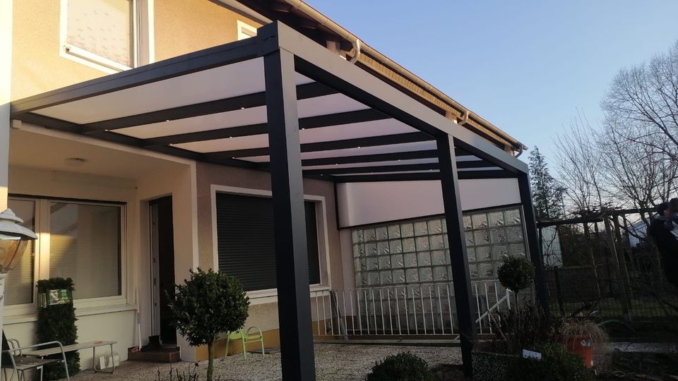 Aktionsangebot ist da!! Premium Terrassenüberdachung 600 x 400 cm in Verl