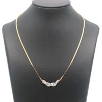 Bicolor Diamant Gold Collier 585 14 Kt Halskette www.juweliero.de Innenstadt - Köln Altstadt Vorschau