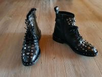 Boots 38 Lederstiefel schwarz Biker-Stil Nieten Stiefeletten Baden-Württemberg - Ravensburg Vorschau