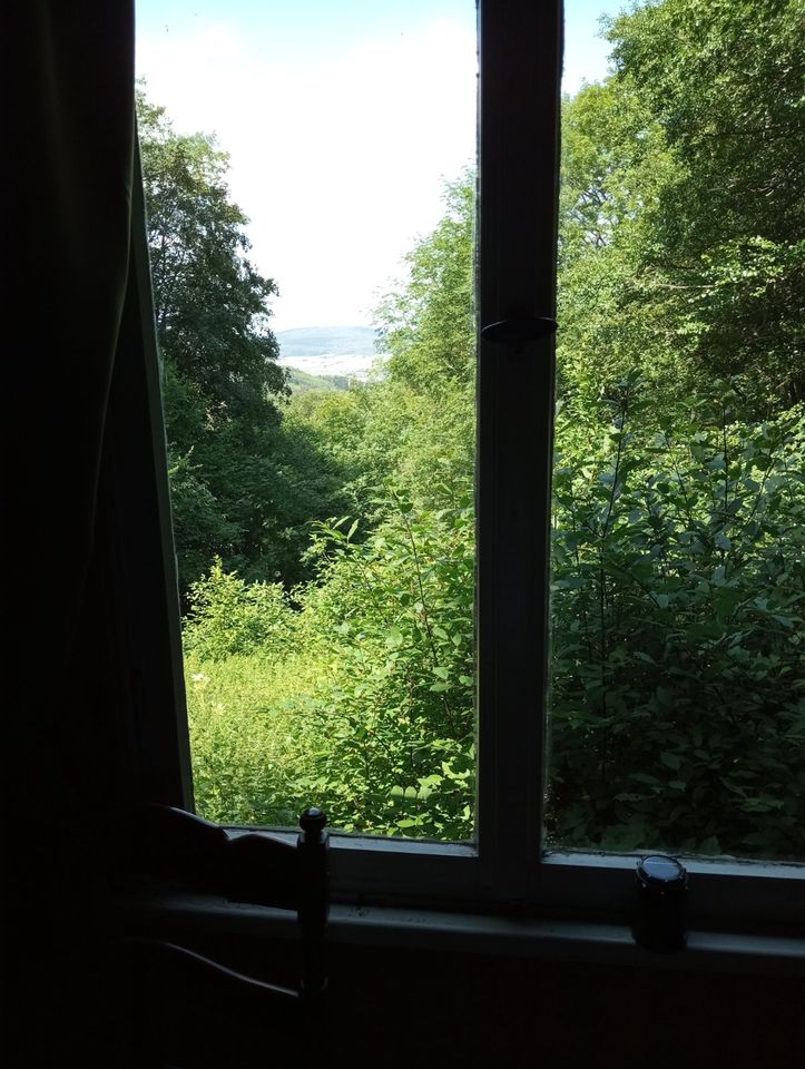 Jagdhütte, einsam, abgelegen Hütte, absolute Alleinlage im Wald in Oechsen