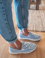 Zara Espandrilles Mokassins Slippersneaker Perlen Canvas 39 Boho Nordrhein-Westfalen - Bottrop Vorschau