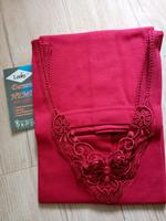 Hemd Top Unterhemd T-Shirt 36/38 NEU rot mit Spitze Baumwolle Brandenburg - Strausberg Vorschau