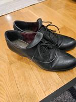 Leder Halbschuhe Tamaris schwarz 40 mit Schnüren München - Moosach Vorschau