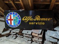 Alfa Romeo Milano Servizio Service Emaille Enamel Schild Werbung Baden-Württemberg - Hausen ob Verena Vorschau