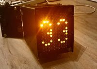 Lichtsignal Berliner U-Bahn LED Matrix sehr selten Niedersachsen - Harsefeld Vorschau