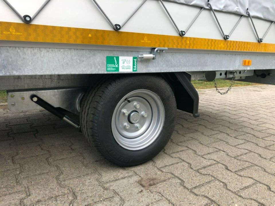 ⭐️ Eduard Auto Transporter 1500 kg 256x150x160 cm Rampen Plane 56 in Schöneiche bei Berlin