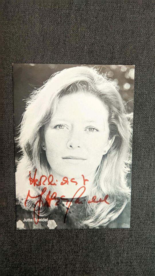 Original Autogramm von  Jutta Speidel. in Kiel