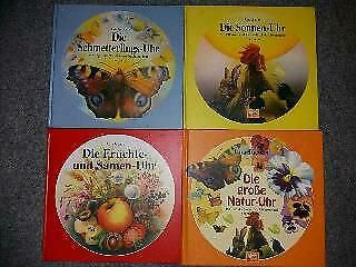 TOP☆Die Schmetterlings-, Sonnen-, Früchte & Samen-, gr. Naturuhr in Utting