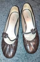 braune Schuhe mit kleinem Absatz Bayern - Thüngen Vorschau