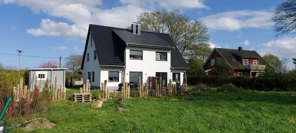 +++PREISSENKUNG+++ Verkauf einer neu errichteten Doppelhaushälfte mit Bodden und Ostseeblick inmitten unberührter Natur in Groß Mohrdorf