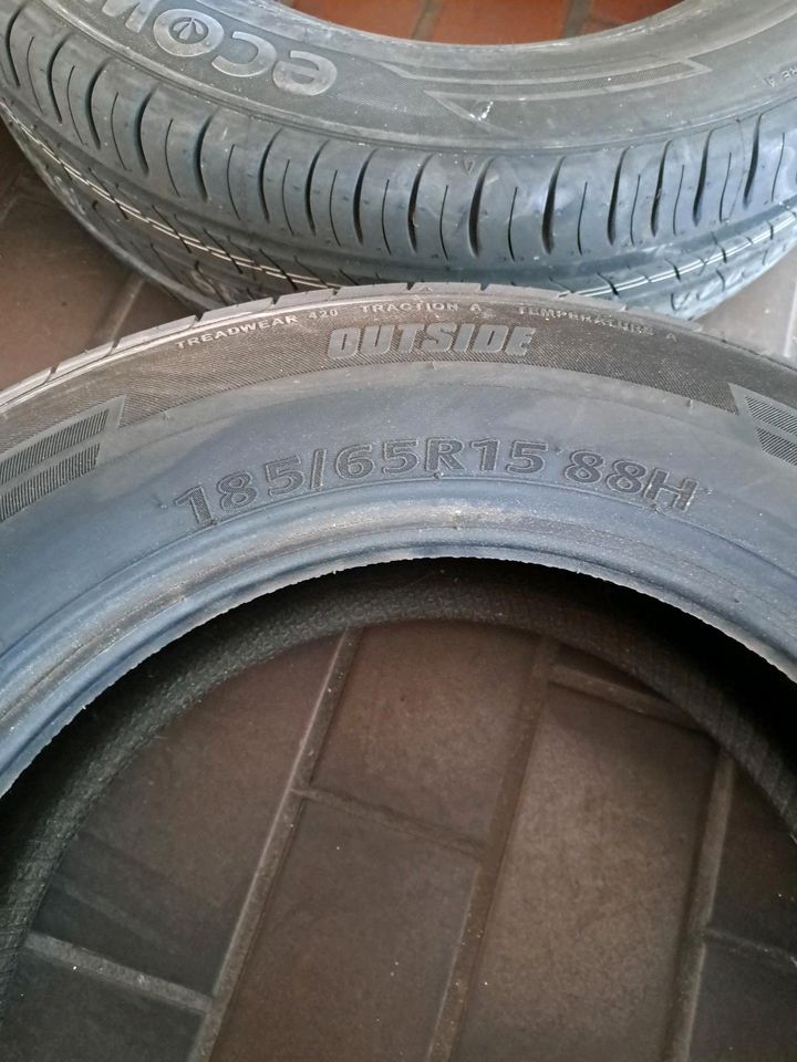 4x Kumho EcoWing ES01   185/65 R15 in Mehring