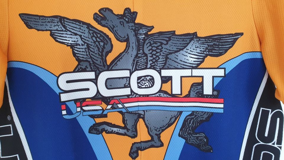 Damen Radtrikot Scott mit Pegasus-Motiv, Gr. S Top-Zustand in Hofheim am Taunus