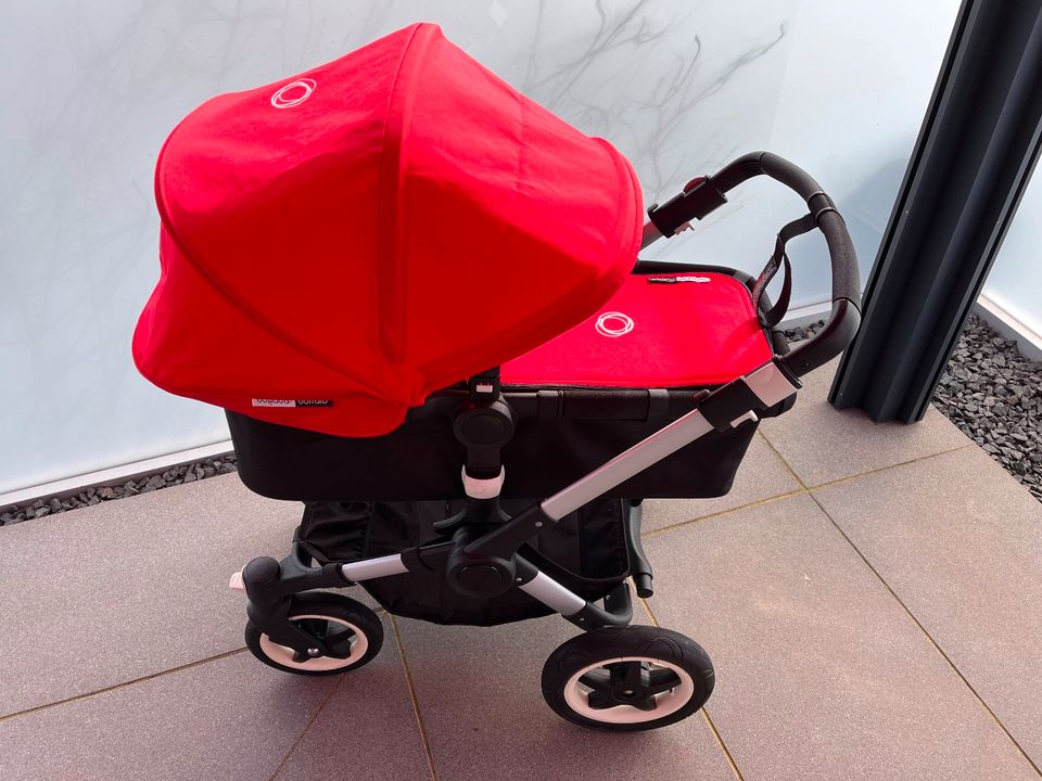 BUGABOO BUFFALO Kinderwagen, rot, sehr viel Zubehör - TOP Zustand in Neuler