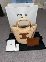 Original Celine Triomphe Raffia Leder Korb, Tasche München - Altstadt-Lehel Vorschau