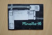 alter Prospekt: Minolta-16 Kleinstbildkamera, selten Baden-Württemberg - Karlsruhe Vorschau