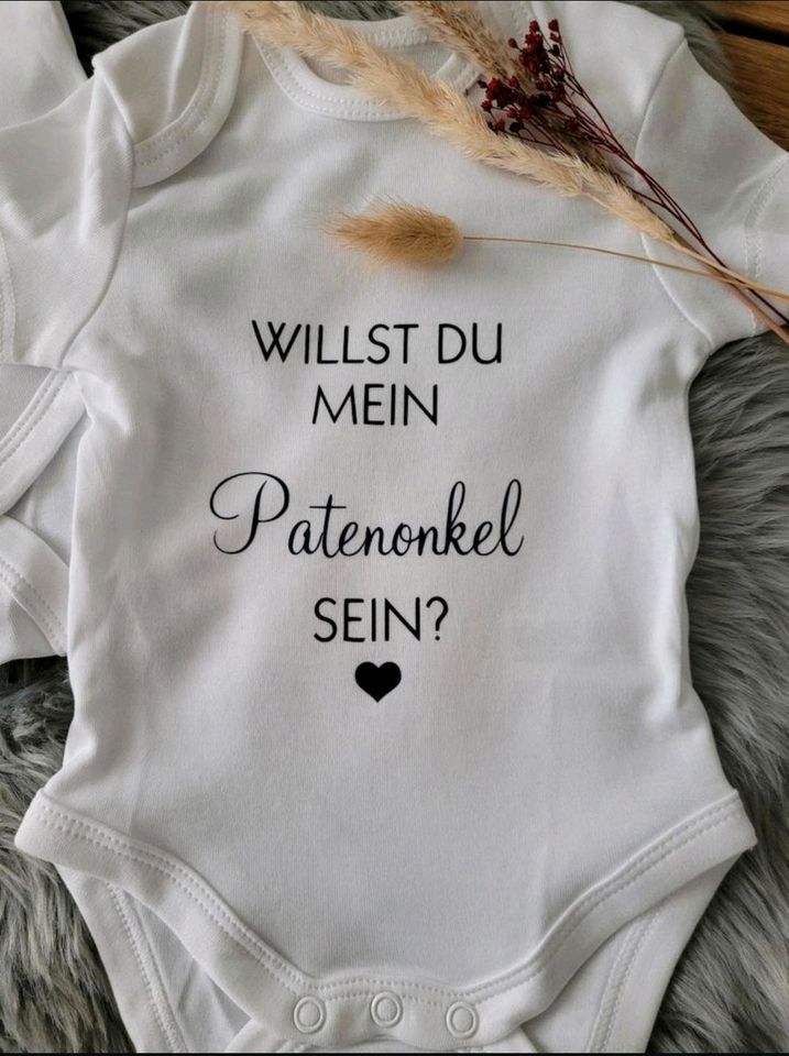 Baby Body Taufe Willst du meine Patentante / mein Patenonkel sein in Langenberg