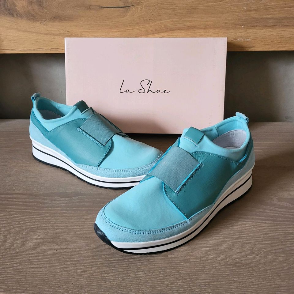 Neue La Shoe Sneaker Mint Blau Gr. 40 UVP 179€ Hallux Valgus in Dormagen