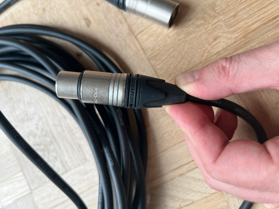 10m XLR Cordial Neutrik Mikrofon Kabel in München