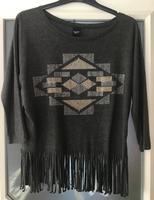 schönes neuwertiges Damen-Shirt mit Franzen / LIVRE Gr. S Bayern - Kempten Vorschau