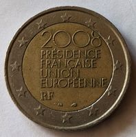 Französische 2 Euro Münze aus 2008 Hessen - Hofheim am Taunus Vorschau