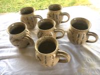 Wiesen Keramik 6 Kaffeepötte Handarbeit Brandenburg - Jacobsdorf  Vorschau