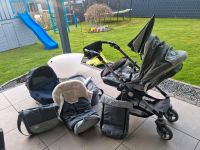 Teutonia Beyou Kinderwagen viel Zubehör Babywanne, Kidiboard usw Nordrhein-Westfalen - Borken Vorschau