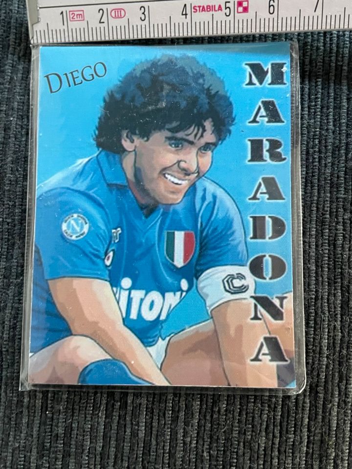 Diego Maradona- Magnet (SSC Neapel, Argentinen) in Hildesheim