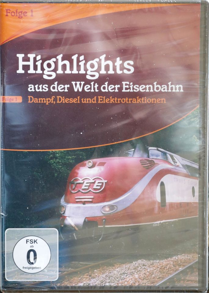 Highlights aus der Welt der Eisenbahn Folge1 3 DVD NEU in Saarbrücken